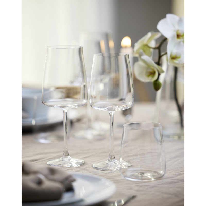 Lyngby Glas Hvidvinsglas 12 stk, Zero 